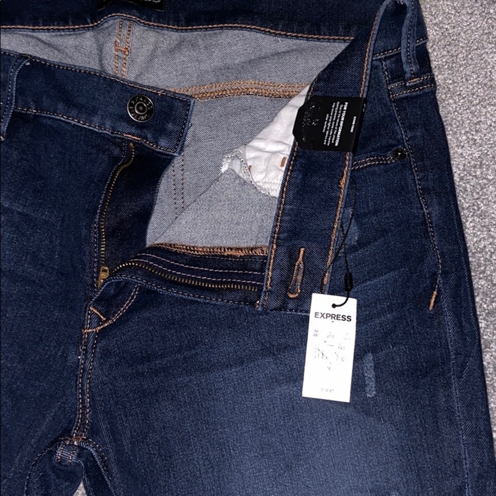 Express Supersoft Mid Rise Ankle Legging Jeans